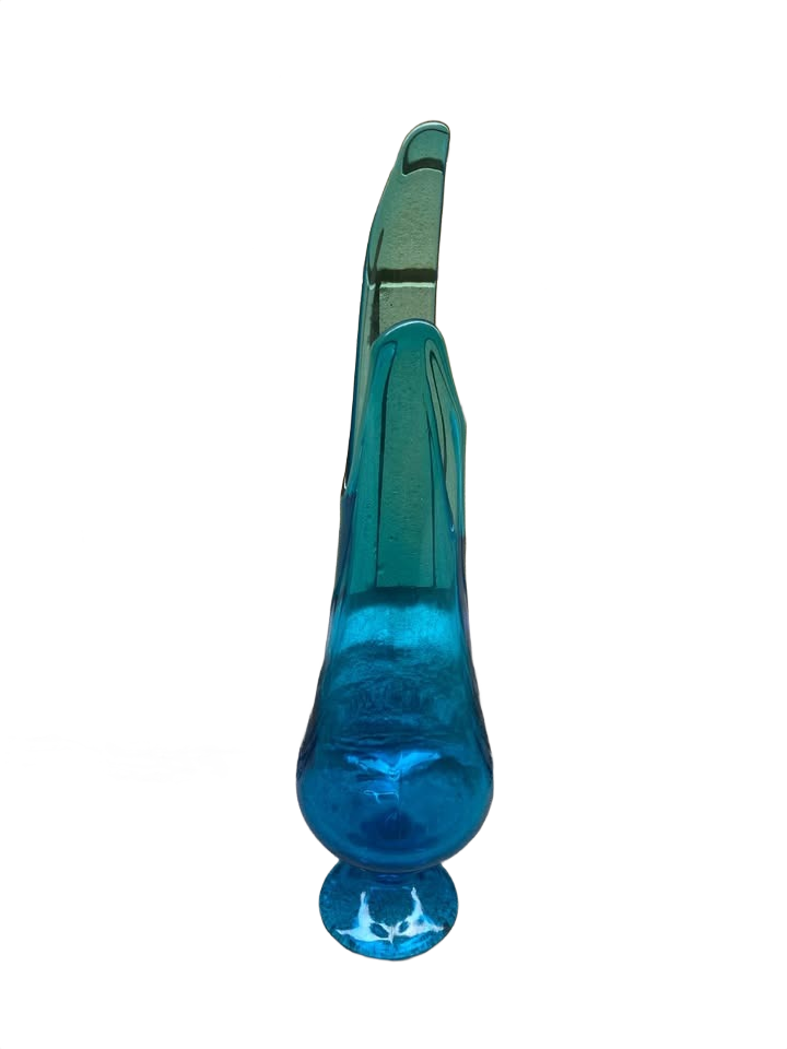 Vintage L.E. Smith Swung Pedestal Base Vase