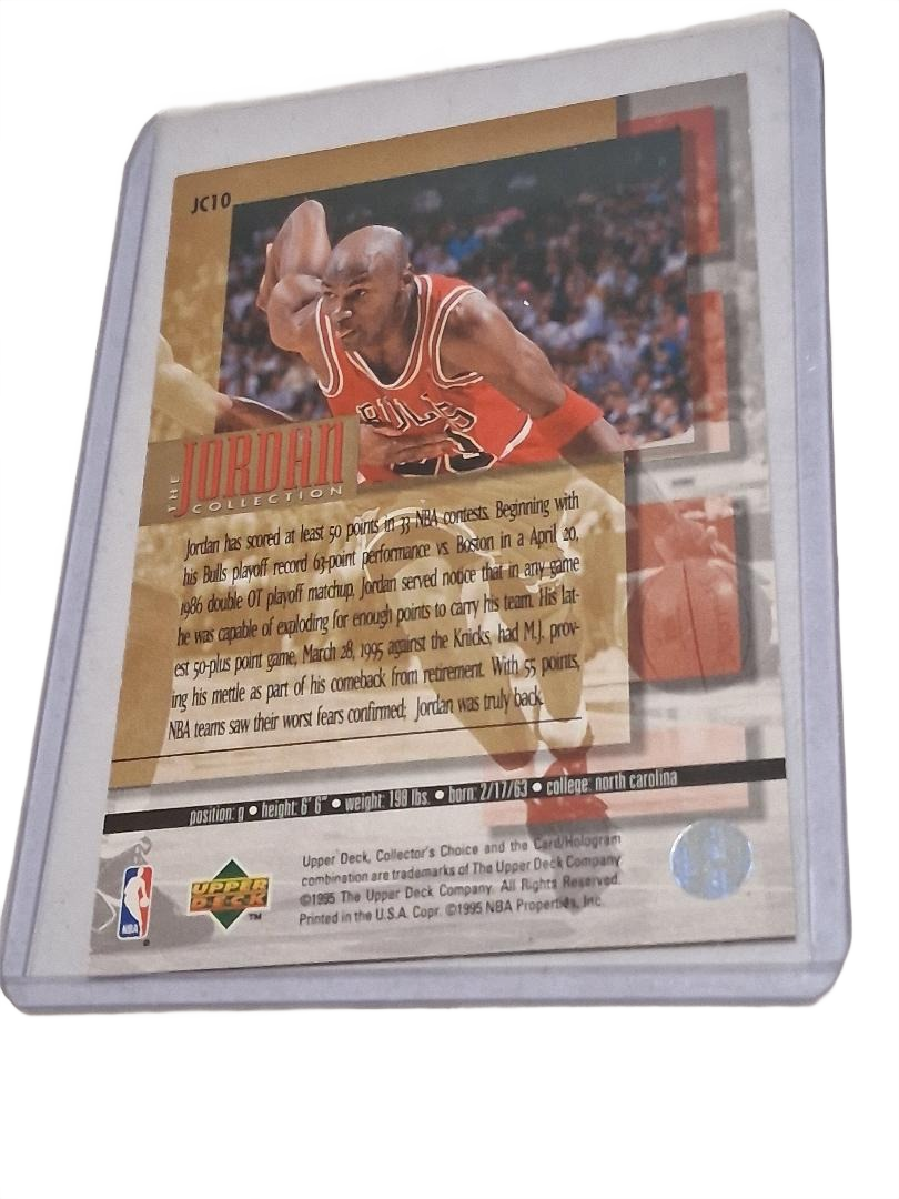 1995-96 Collector's Choice Jordan Collection #JC10 Michael Jordan Bulls 50 Point