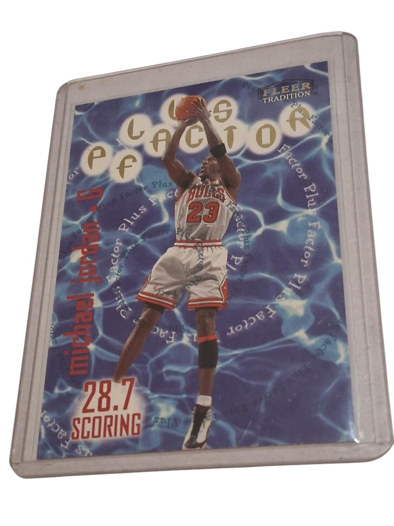 Michael Jordan  1998-99 Fleer Tradition Plus Factor #142