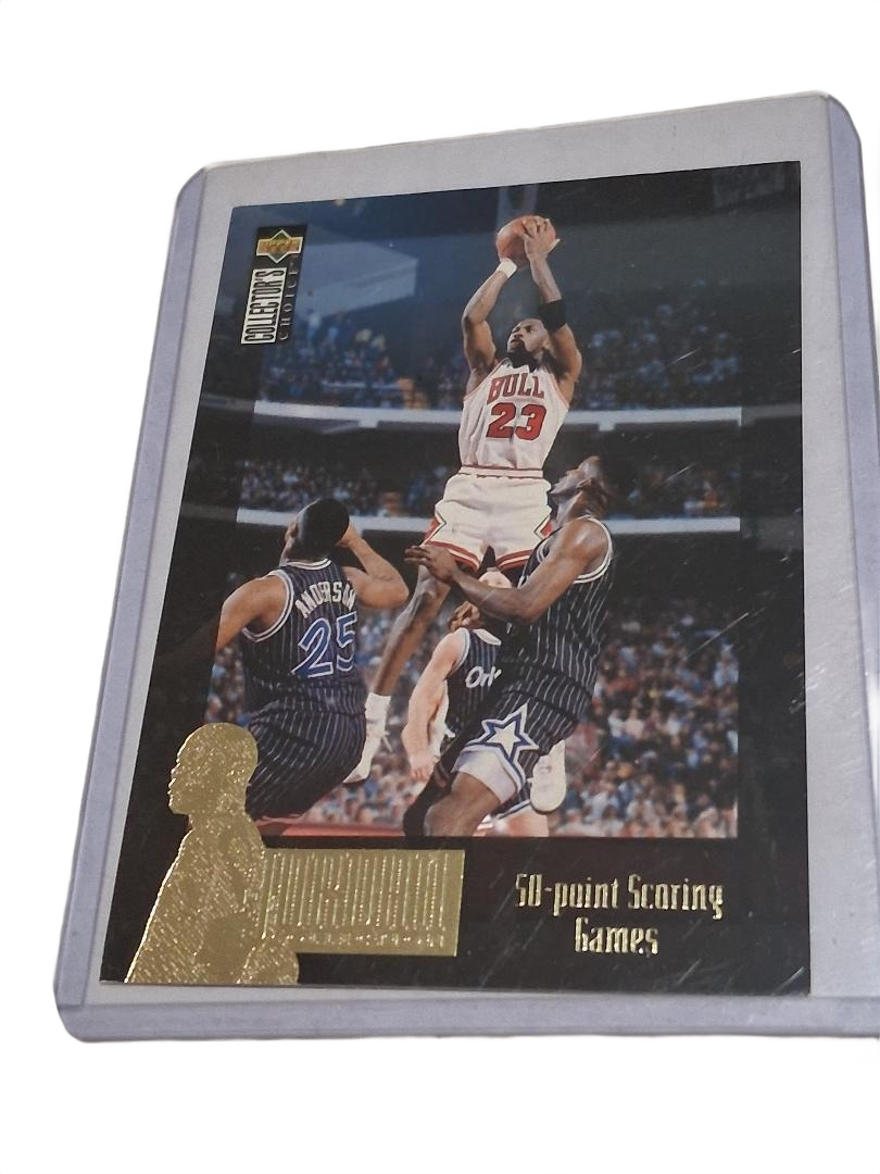 1995-96 Collector's Choice Jordan Collection #JC10 Michael Jordan Bulls 50 Point