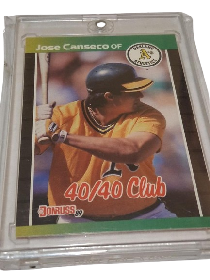 1989 Donruss Jose Canseco #643 - 40/40 Club Baseball Card Oakland Athletics A’s