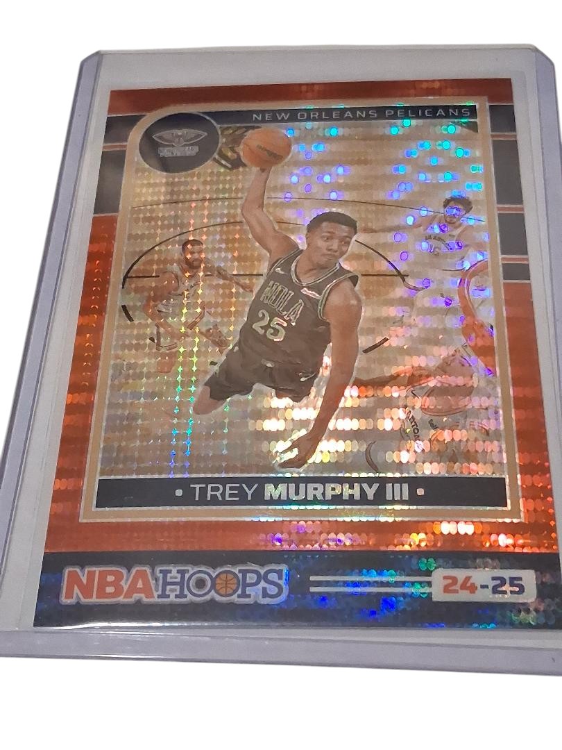 Trey Murphy III – NBA Hoops 2024-25 Base Holo (Silver / Disco Parallel)