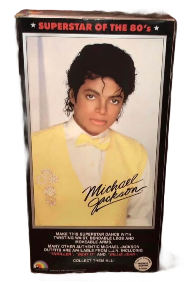 Vintage Michael Jackson LJN American Music Outfit Action Figure 1984 New In Box