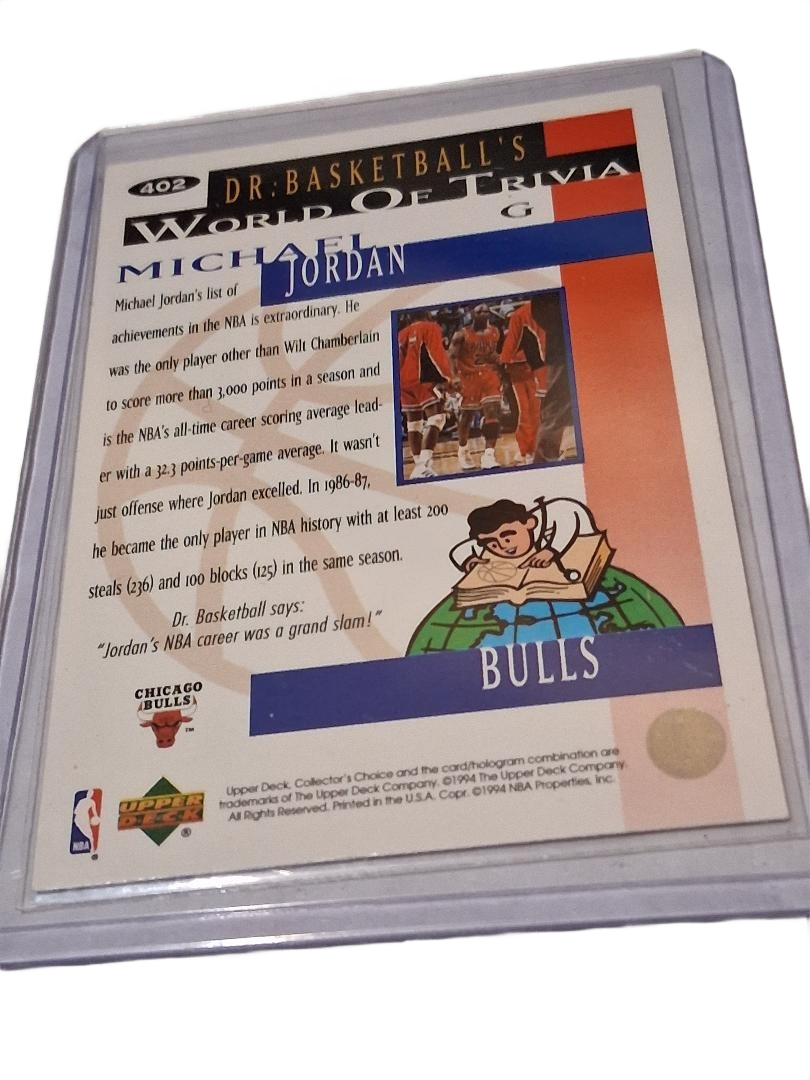 1994-95 Upper Deck - Dr. Basketball's World of Trivia Michael Jordan #402