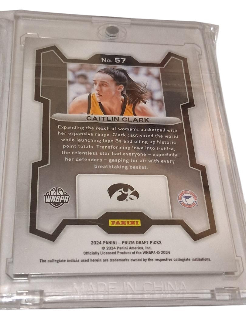 2024 Panini Prizm Draft Picks Caitlin Clark Rookie Card (Hawkeyes, RC)