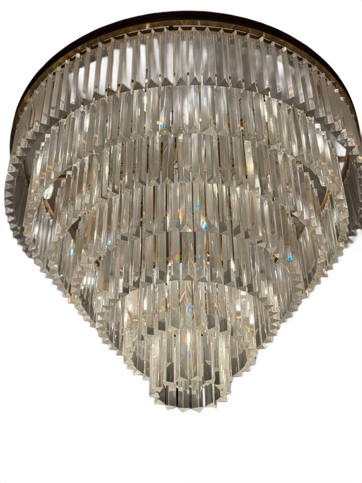 Restoration Hardware 1920S Odeon Round Chandelier