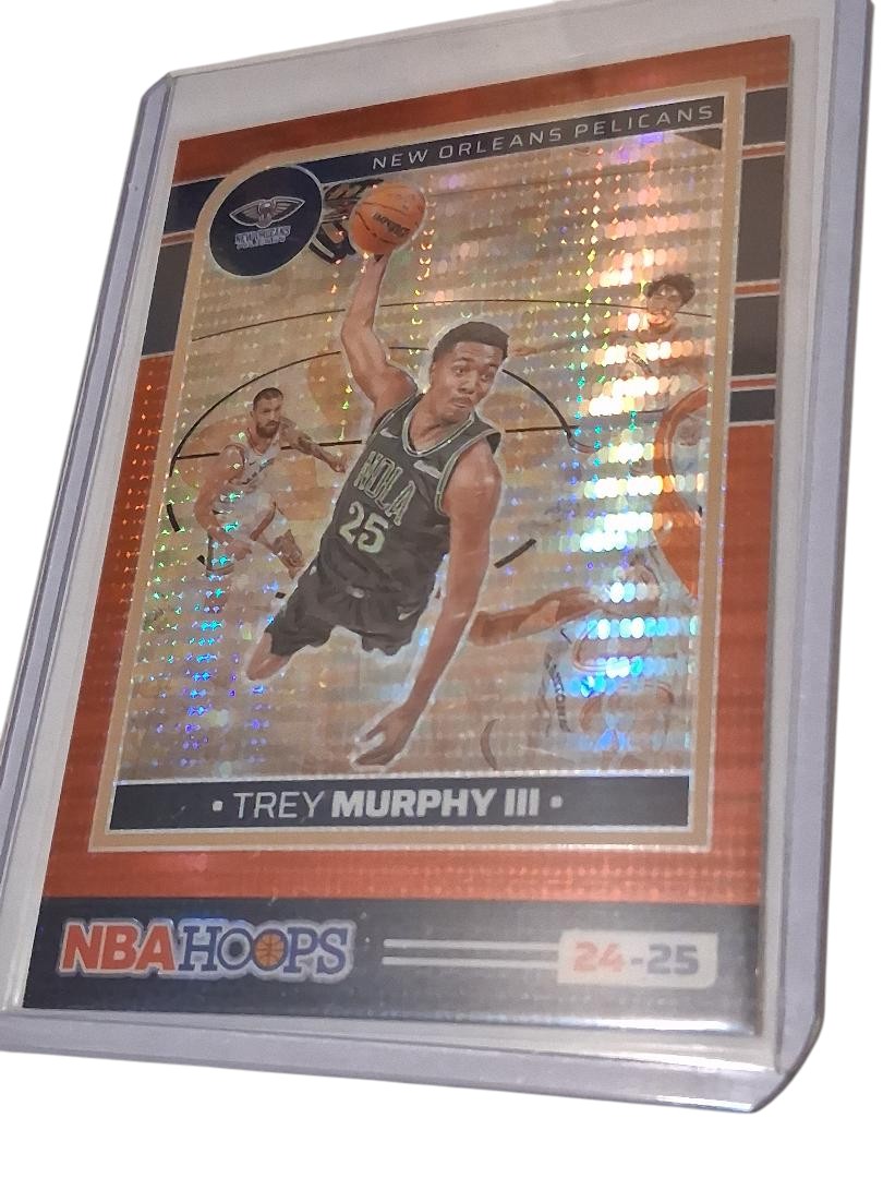Trey Murphy III – NBA Hoops 2024-25 Base Holo (Silver / Disco Parallel)