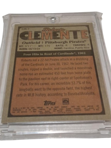 2021 Heritage High Number ROBERTO CLEMENTE 3000 - PITTSBURGH PIRATES - #C3K-7