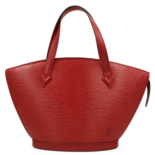 Louis Vuitton Epi Saint Jacques Red Handbag