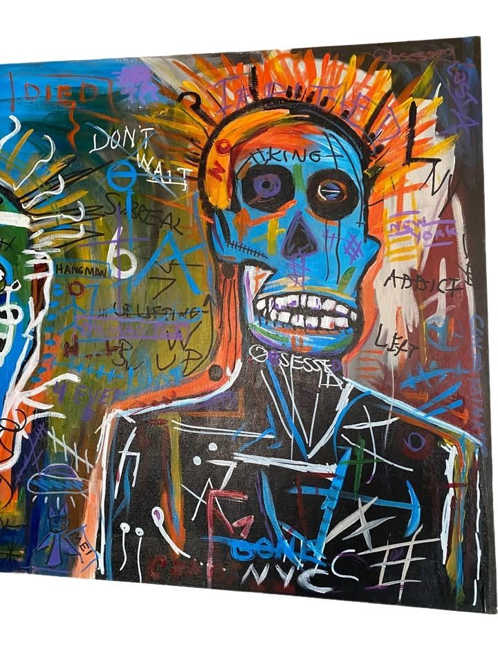 Abstract Street Art Painting 2’ x 4’