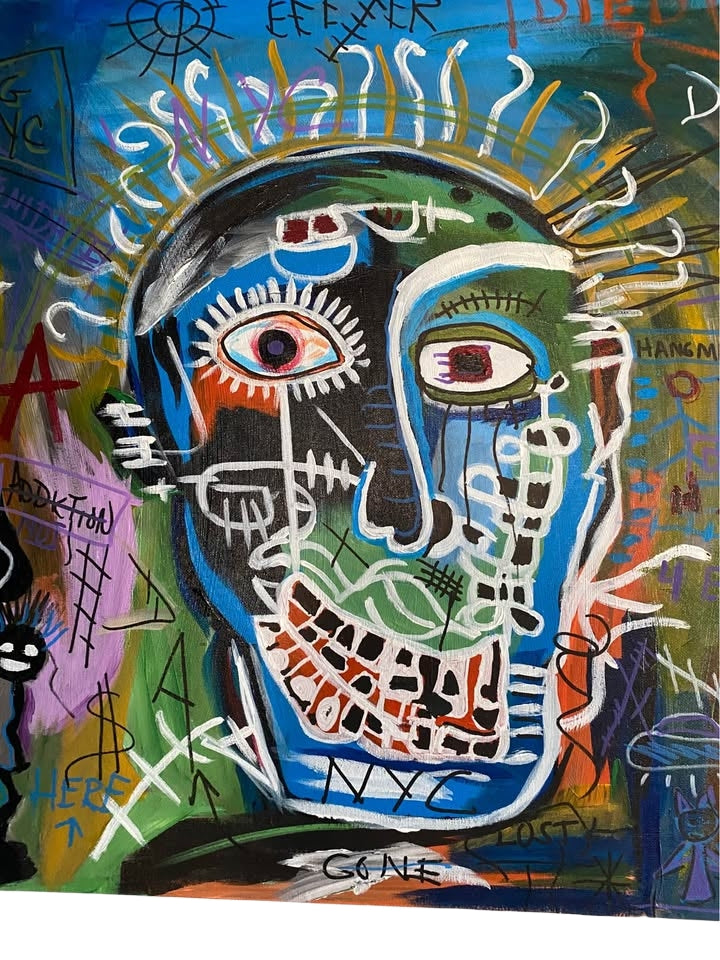 Abstract Street Art Painting 2’ x 4’