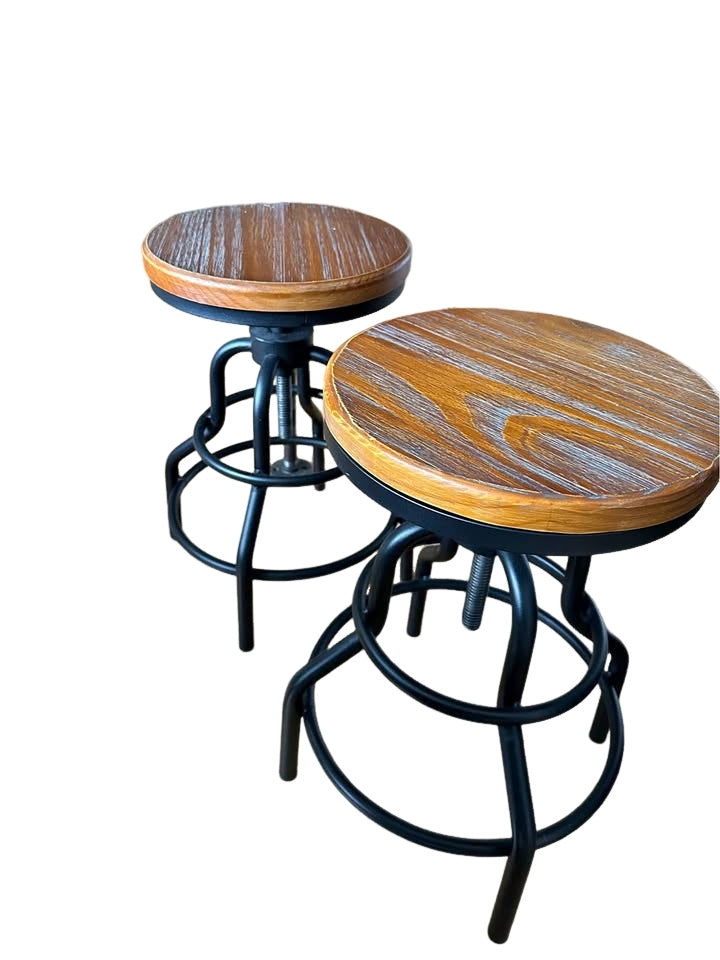 Rustic Industrial Bar Stools