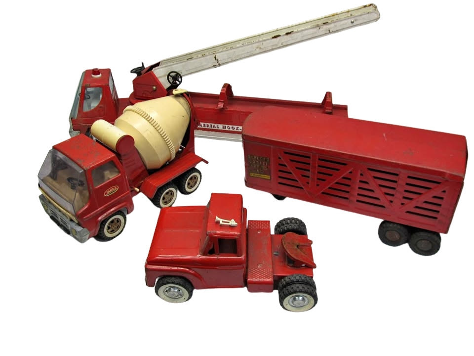 Tonka Nylint Structo Pressed Steel Truck lot