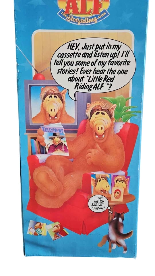 Vintage Rare 1987 Coleco Talking Alf The Storytelling Alien Cassette Playing Plush CIB Tested Works!