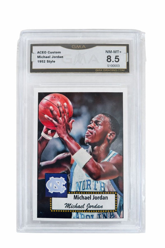 Michael Jordan North Carolina Illustration card