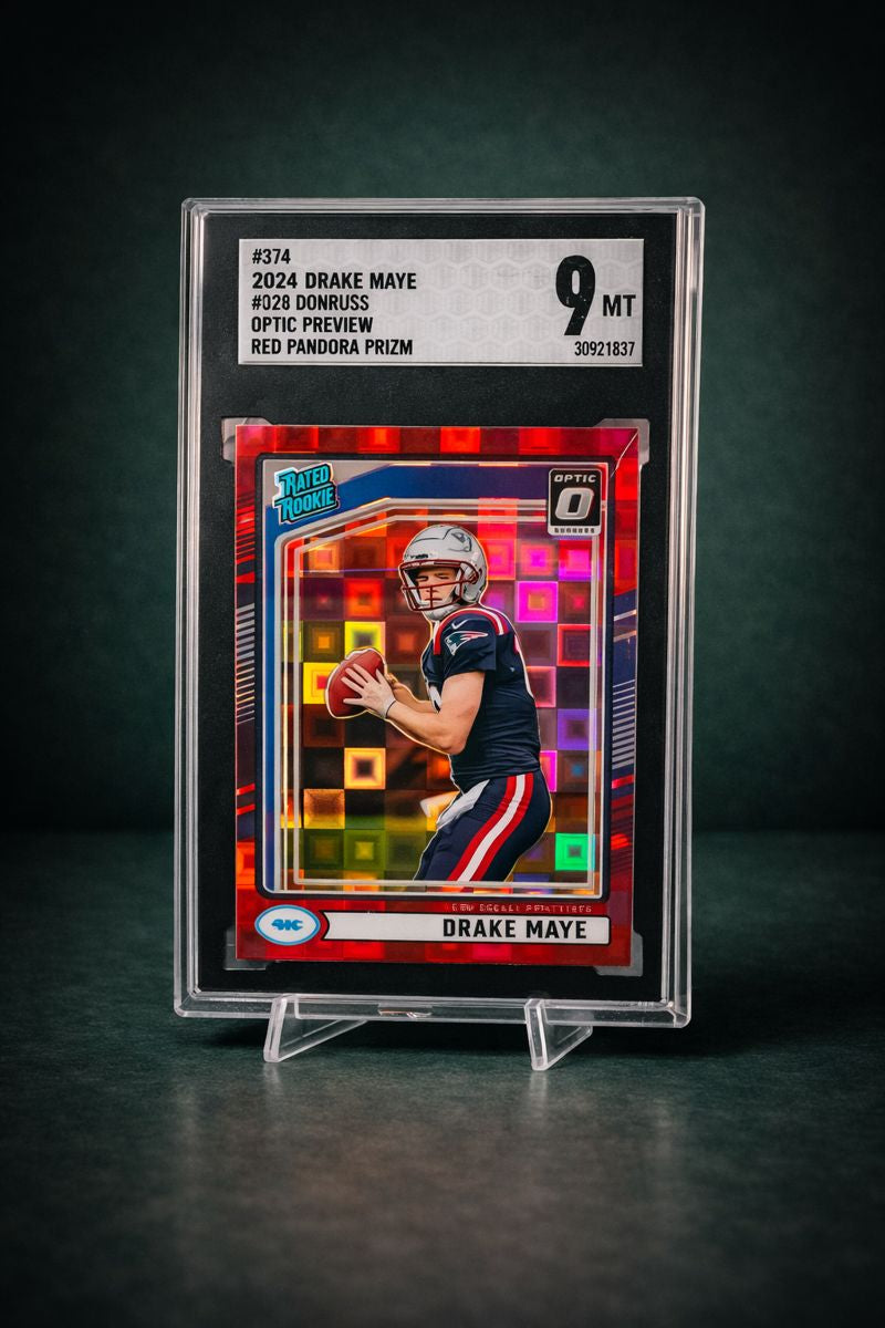 2024 Optic Drake Maye Red Pandora SGC 9
