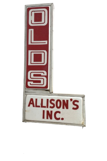 Oldsmobile dealership advertisement