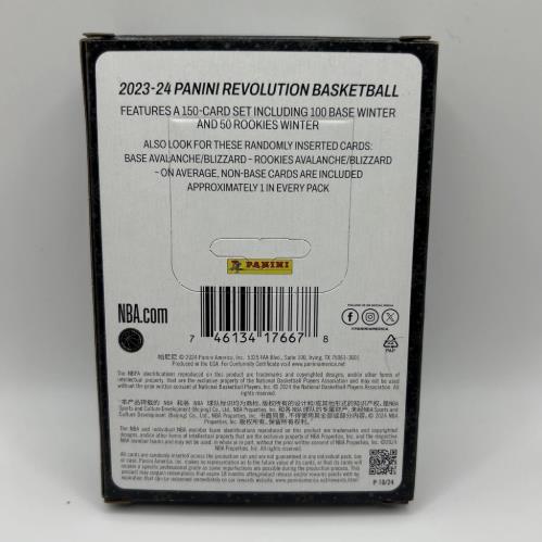 2023-24 Panini Revolution Basketball Holiday Winter Tin Sealed 3 Pack Box Lot of 4