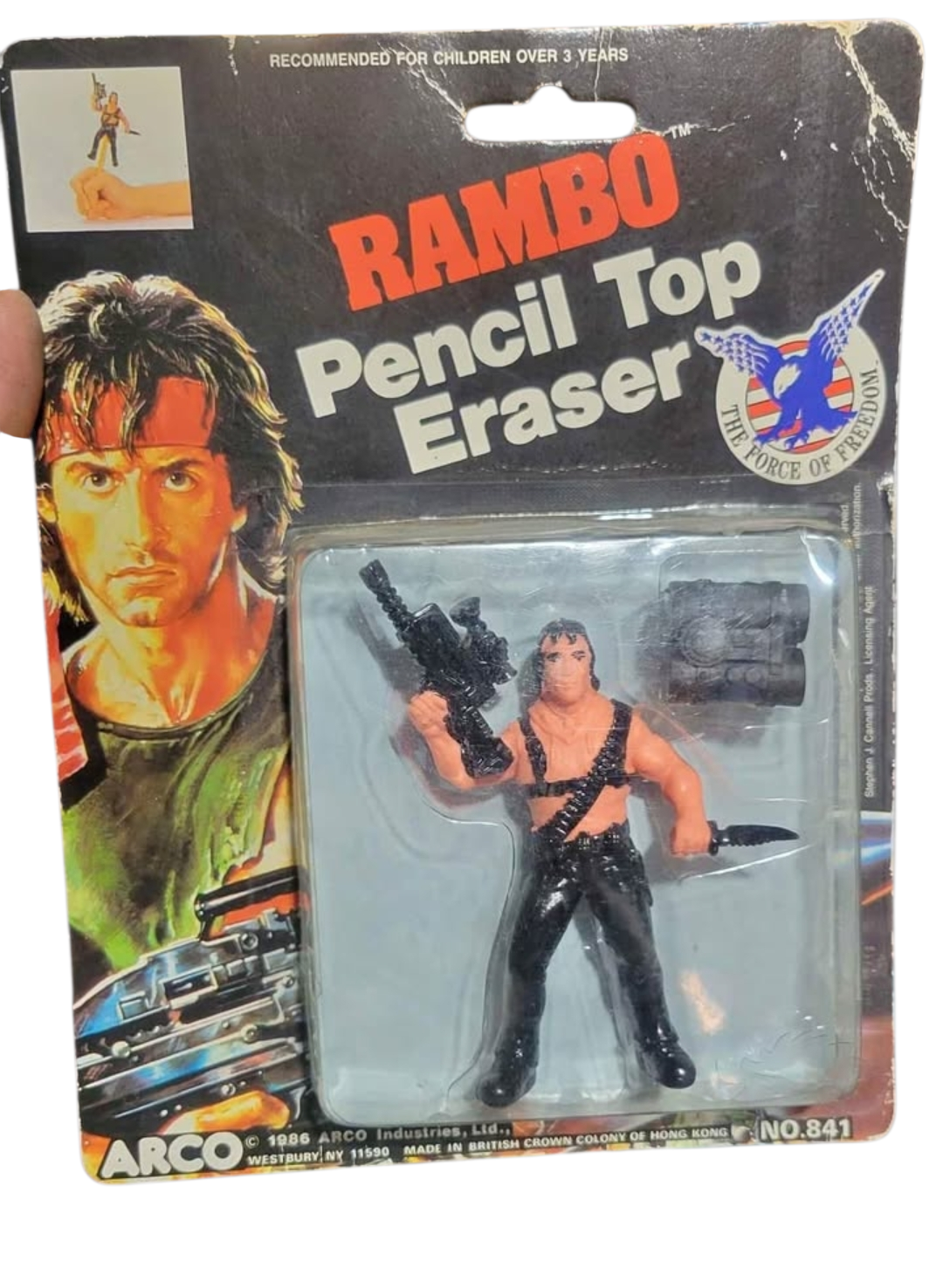 Rambo Pencil Top Eraser