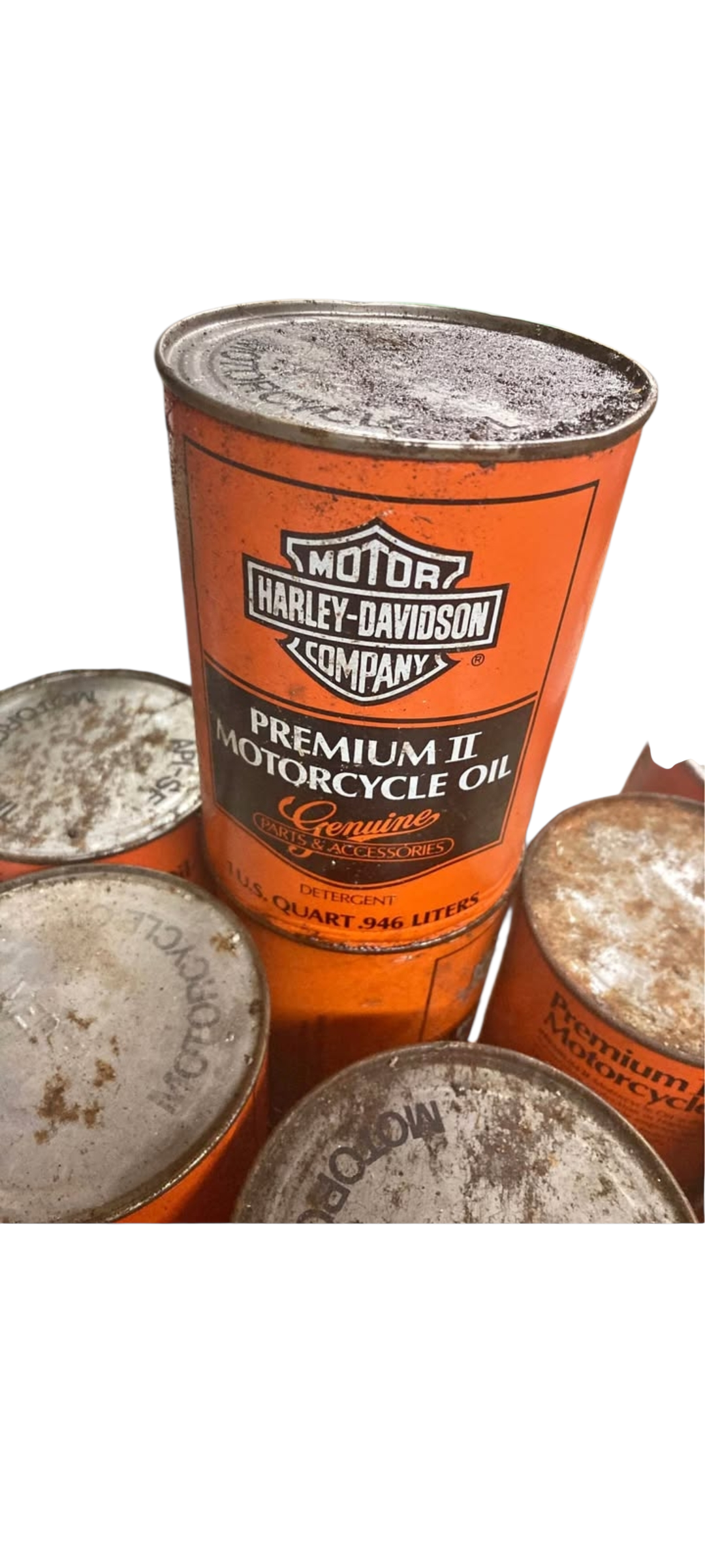 Full Old Vintage Paper Harley Davidson Can Motorcycle Bike