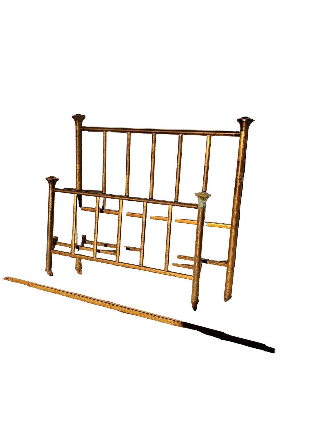 Antique Twin Brass Bed - 1800's