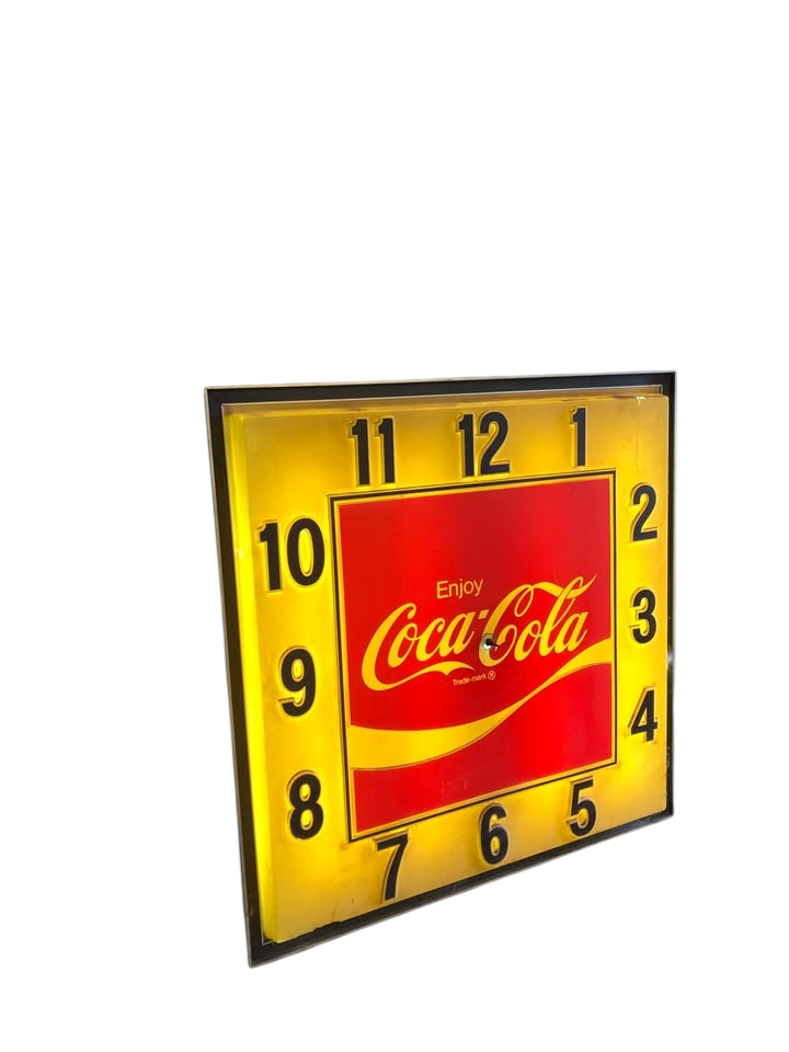 COKE CLOCK 40" X 40"