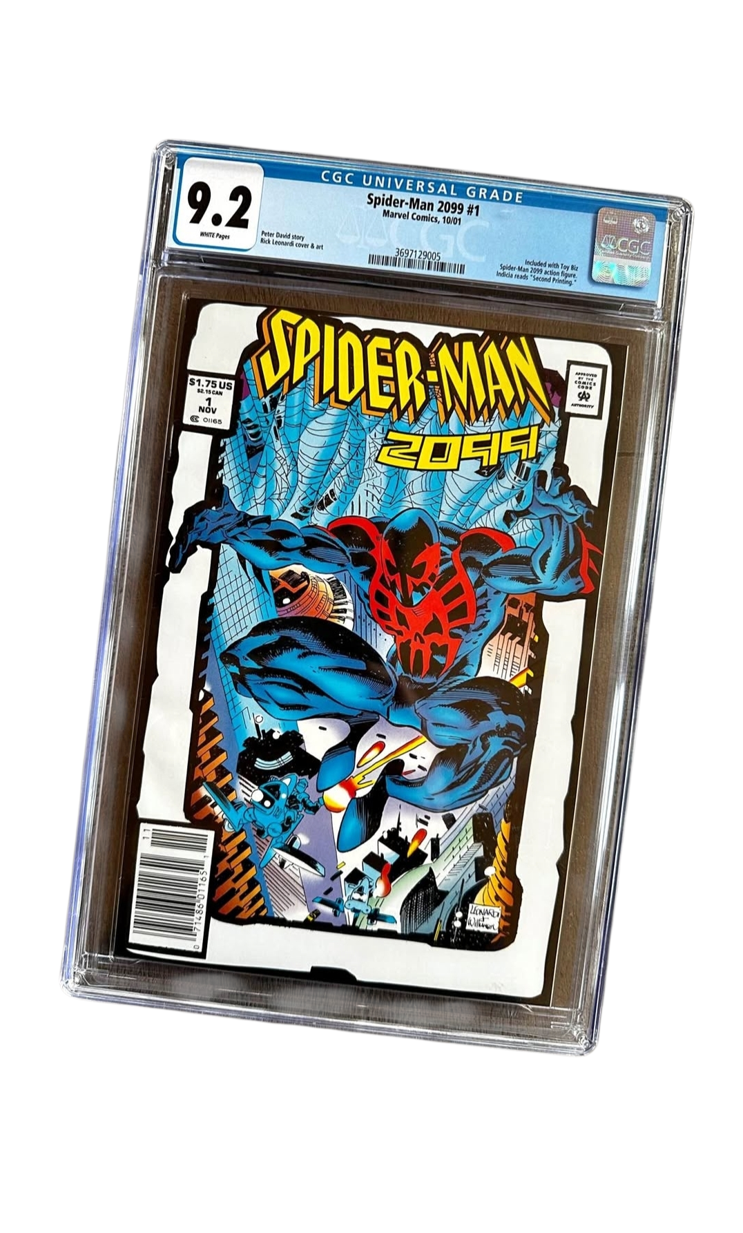RARE Toy Biz Variant - Spider-Man 2099 #1 CGC 9.2