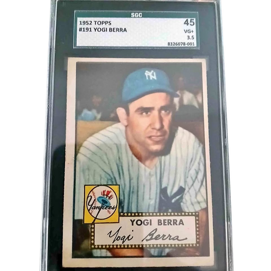 1952 Topps Yogi Berra SGC 3.5