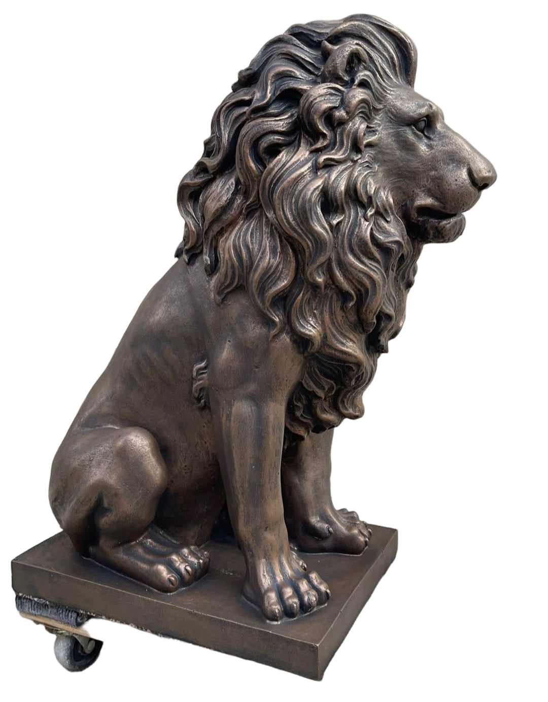 CONCRETE LION STATUES