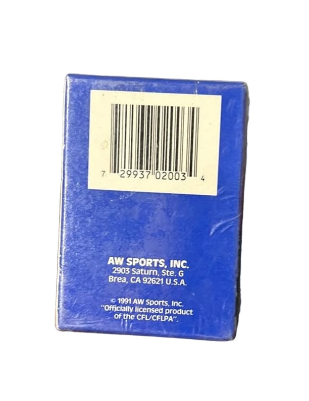 FACTORY SEALED - 1991 All World Canadian Football Cards CFL Full Set (110 cards)