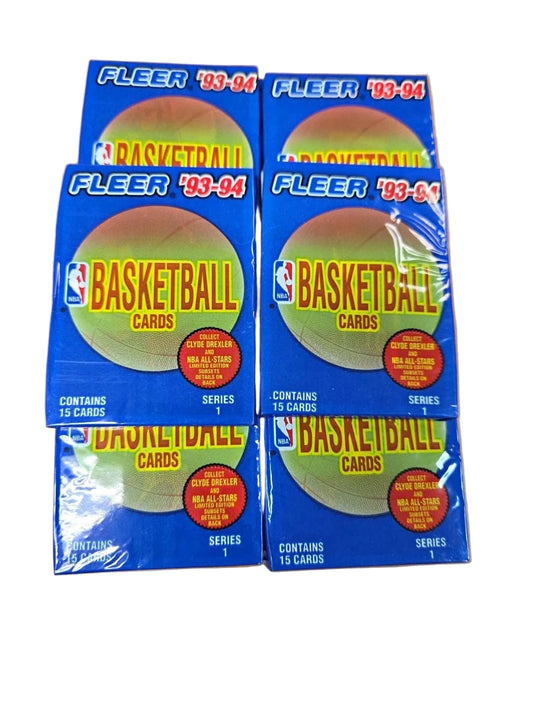 1993/94 FLEER SERIES 1 BASKETBALL BOX 30 PACKS FACTORY SEALED