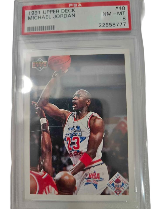 Michael Jordan PSA 8 Upper Deck #48