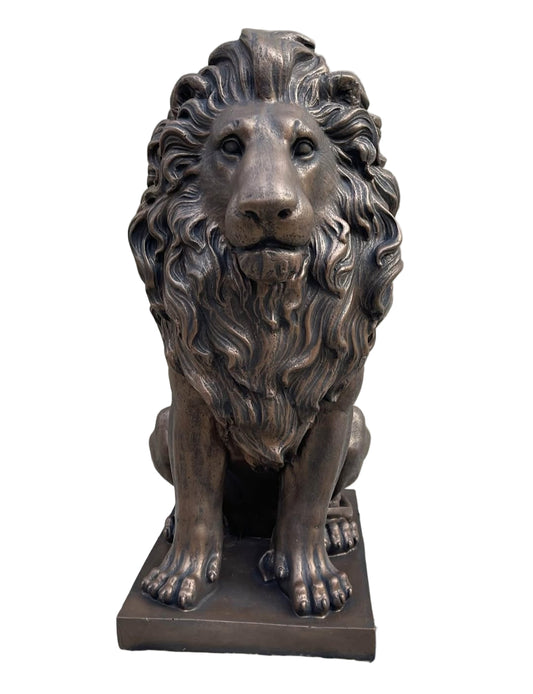 CONCRETE LION STATUES